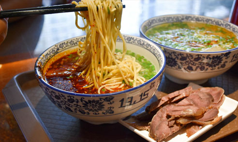 lanzhou noodles in china