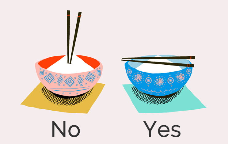 Chopsticks manners in china