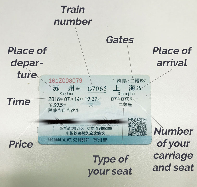 train ticket in china 1