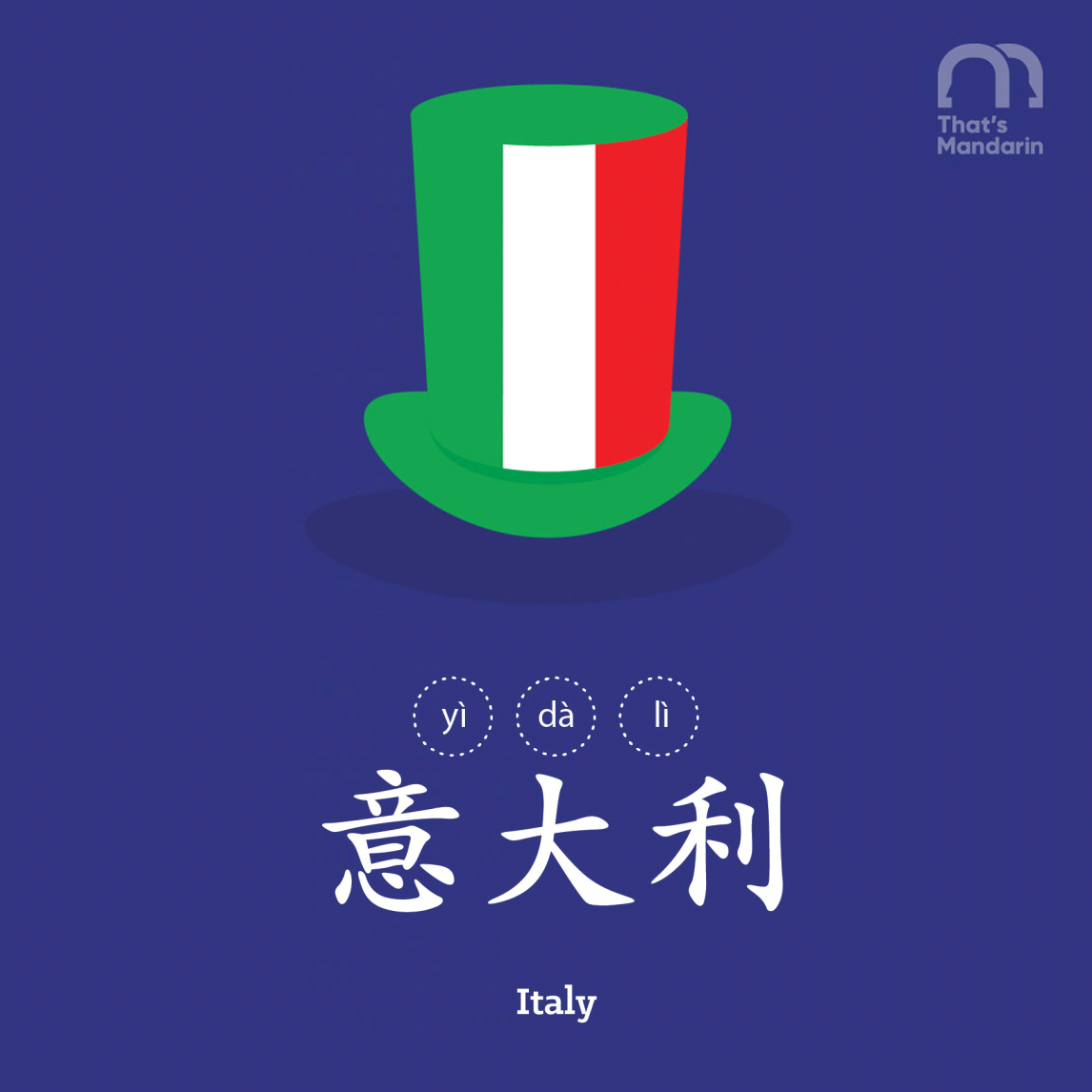 italy-linkwords-square Thailand in Chinese | Link Words | That's Mandarin