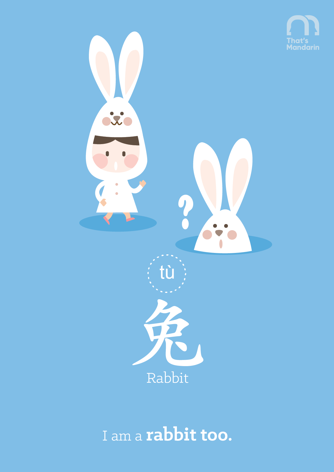 Rabbit (Chinese Animal Zodiacs) | Chinese Link Words | That's Mandarin