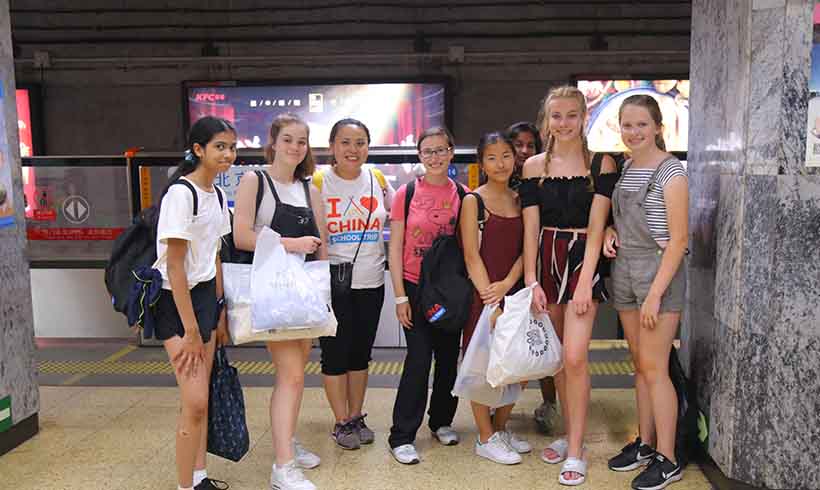 Chinese summer camp beijing field trip