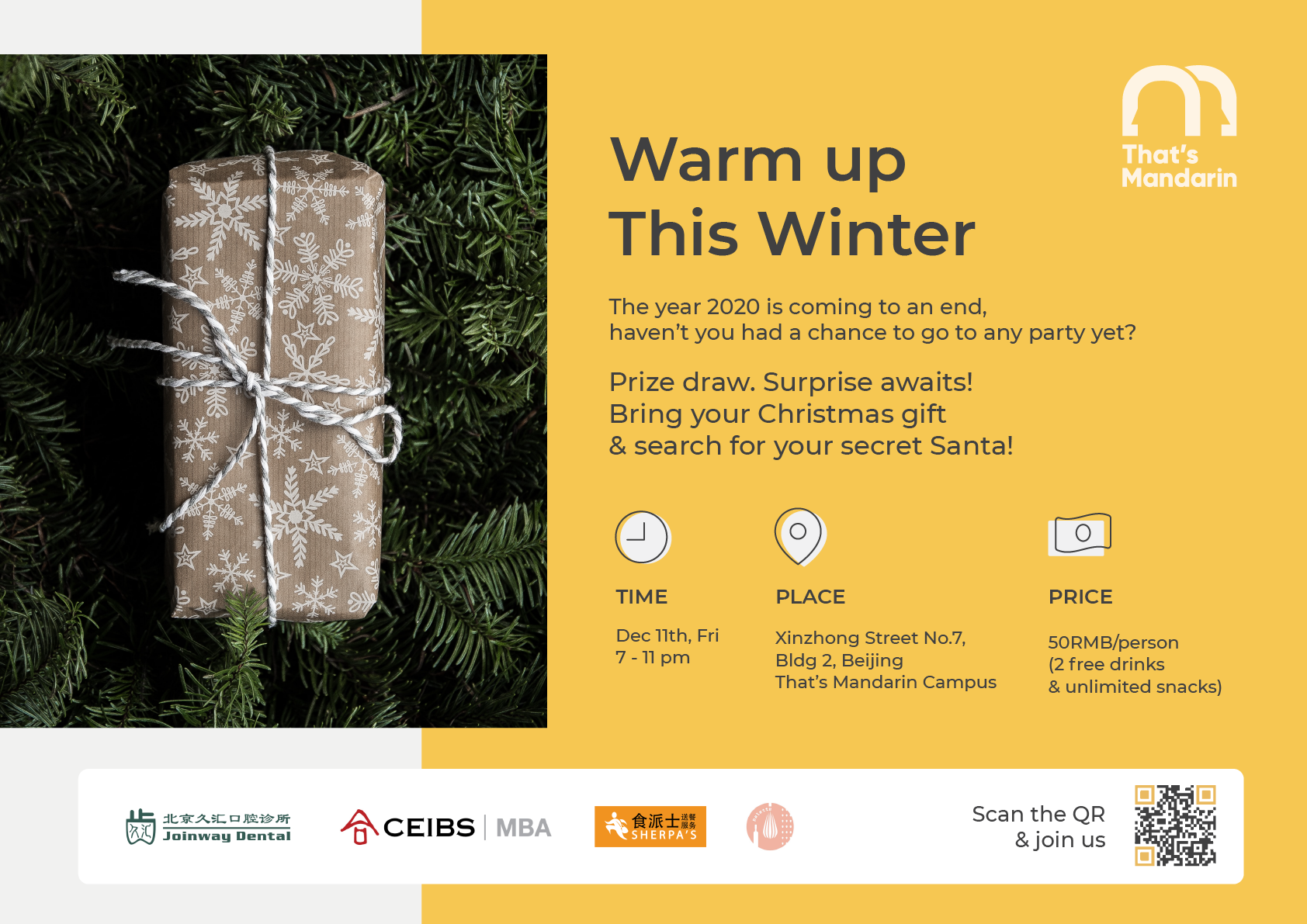 Winter Up This Winter Poster | That's Mandarin Events Beijing