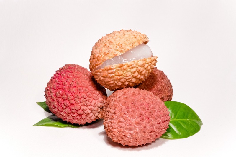 Lychee | 8 Unusual Chinese Fruits Lychee fruit with rough red skin and sweet white flesh, popular and unique among 8 unusual Chinese fruits