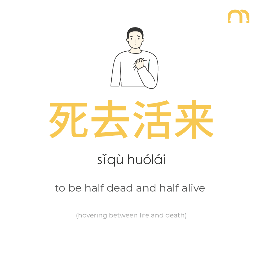 死去活来 "Half Alive"| How to say in Chinese with That's Mandarin