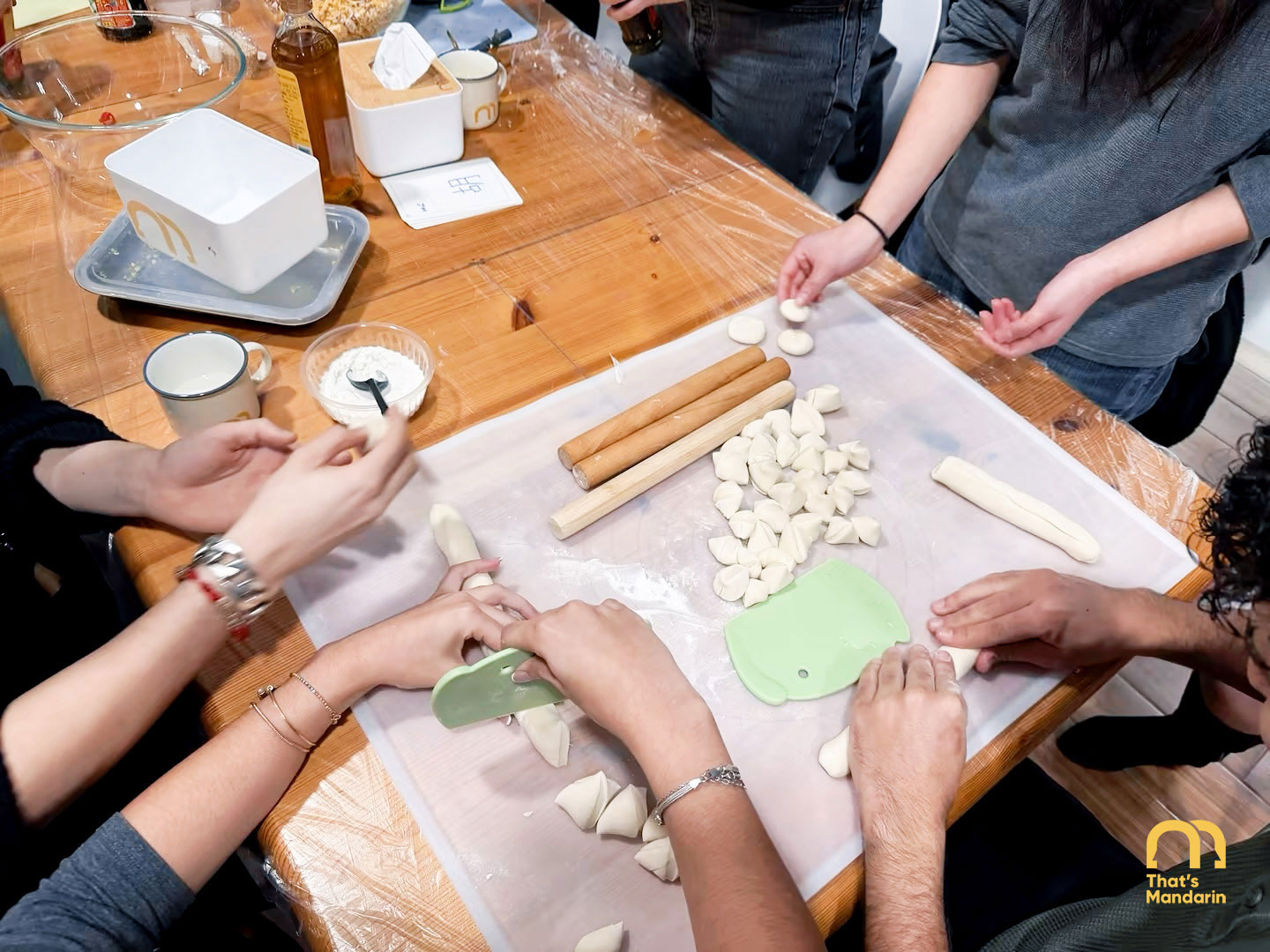Making Dumplings at That's Mandarin