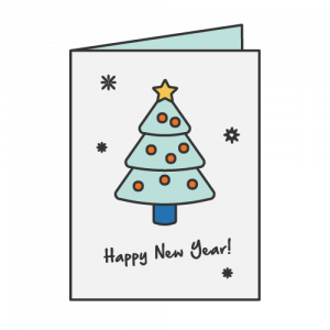 元旦贺卡 (Yuándàn hèkǎ) New Year greeting card | That's Mandarin Blog