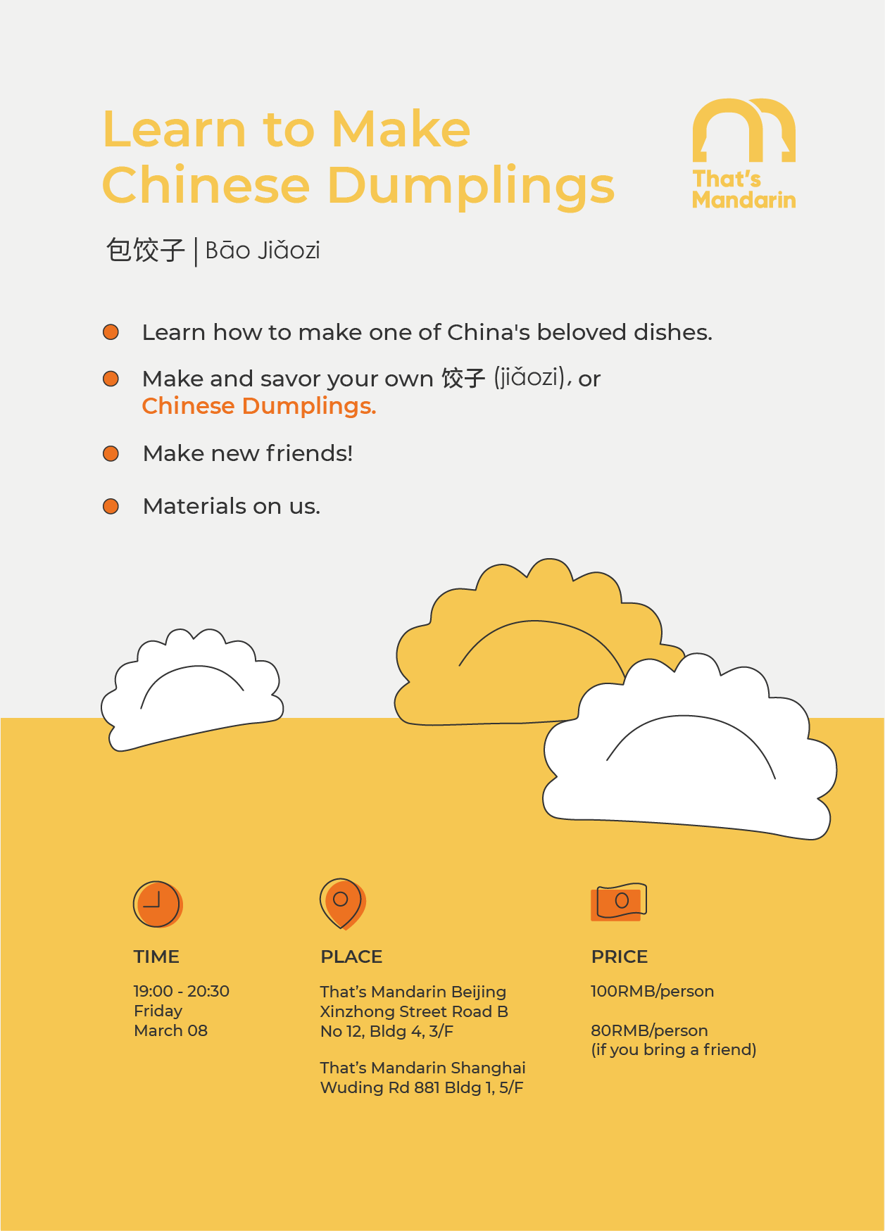Chinese Dumplings | That's Mandarin