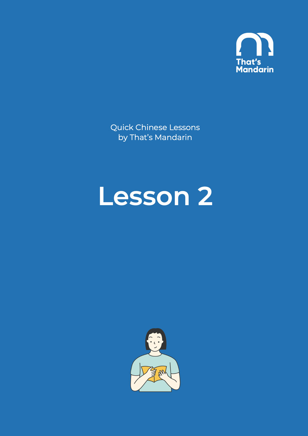 Quick Chinese Lesson 2 - Free Mandarin PDF by That’s Mandarin