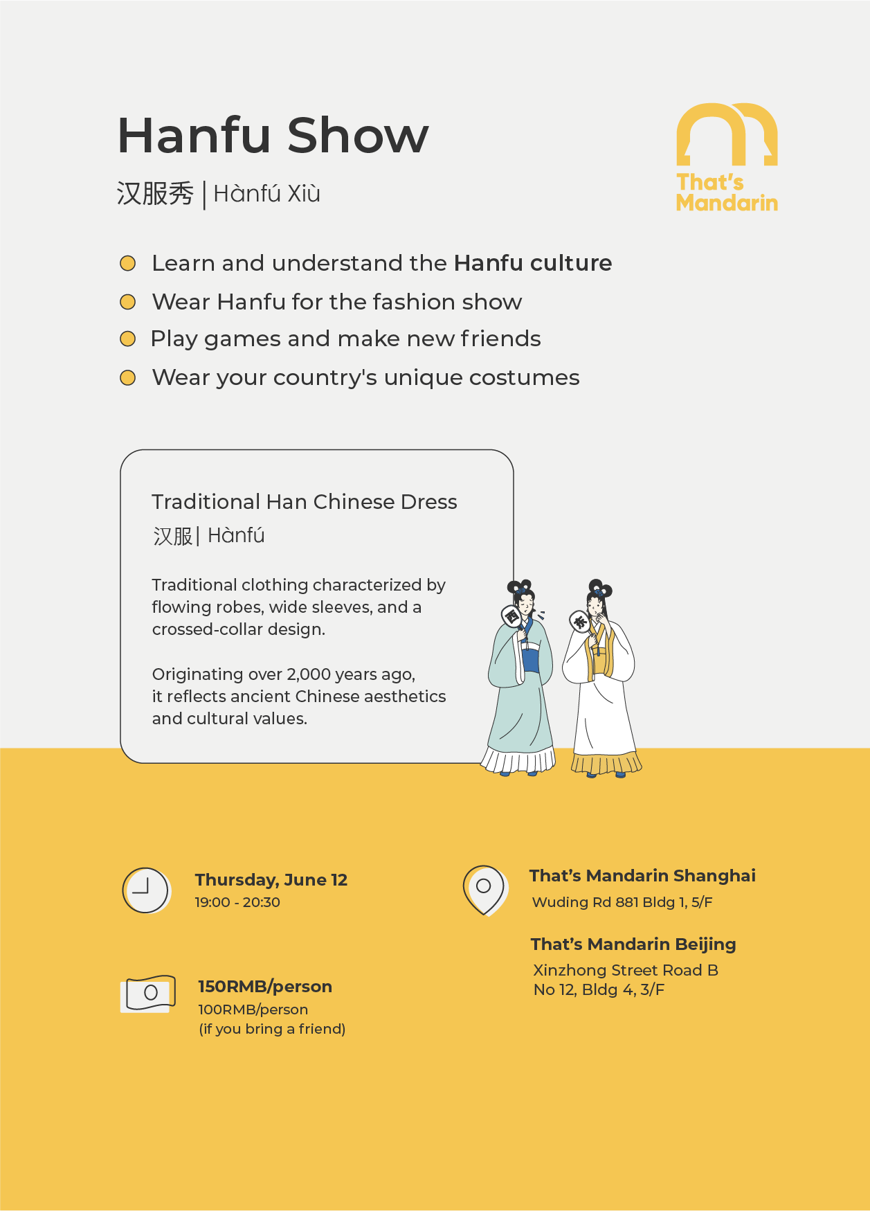 Hanfu Show | That's Mandarin Chinese School Hanfu Show | That's Mandarin Chinese School