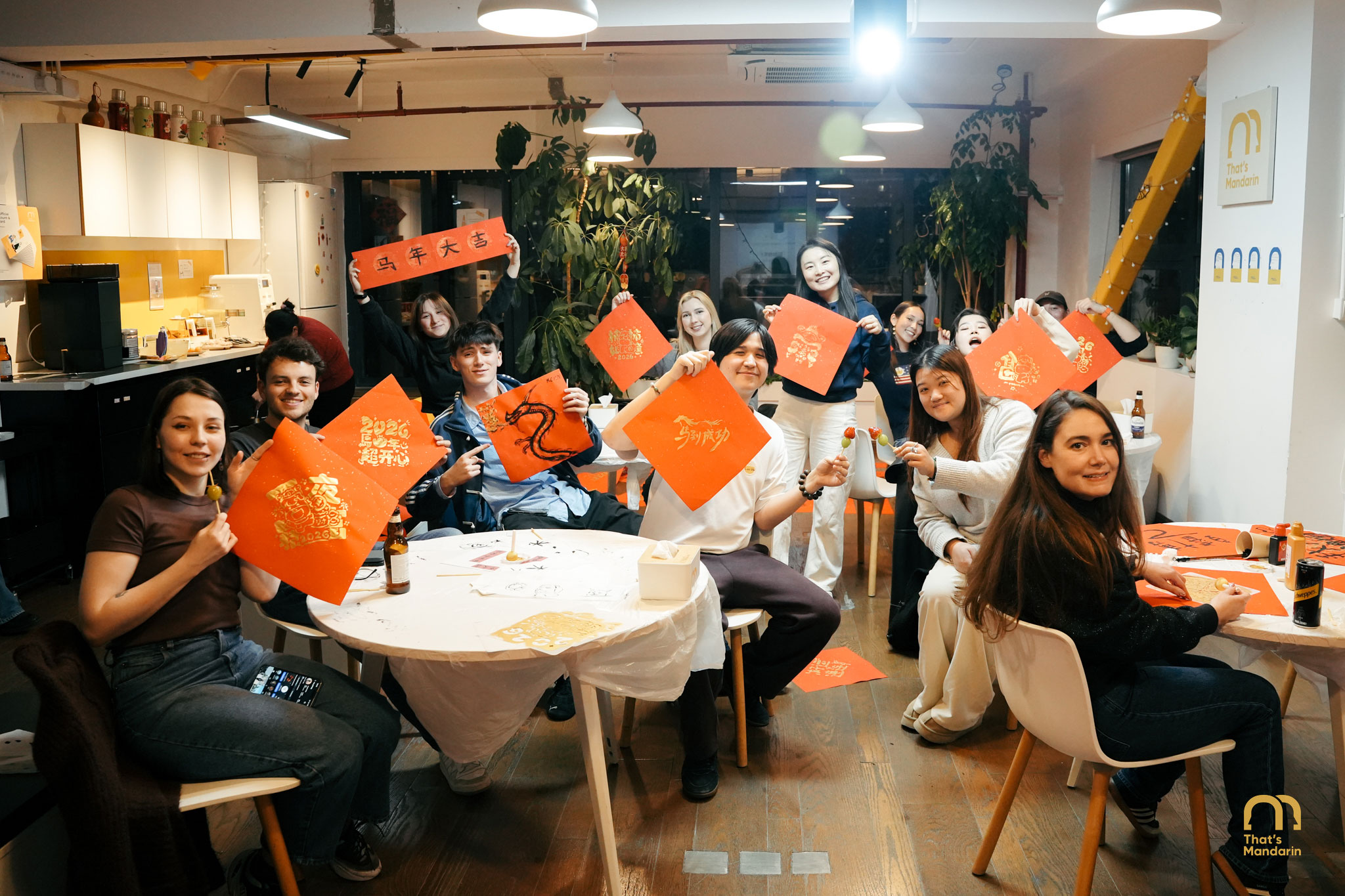 Writing Spring Festival Couplets at That's Mandarin