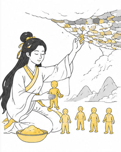 Nüwa Creates Humanity