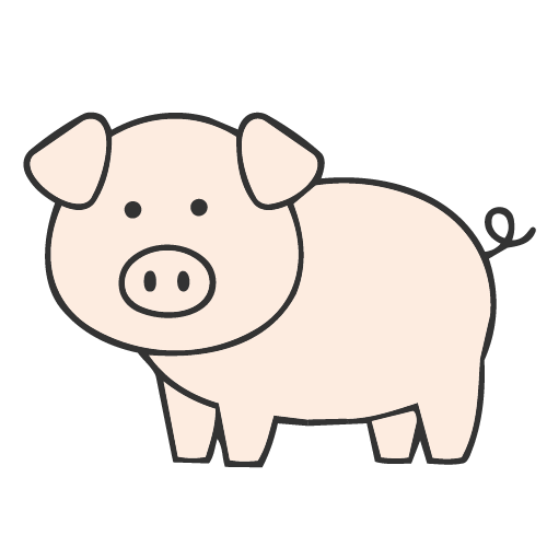 猪 (zhū) Pig